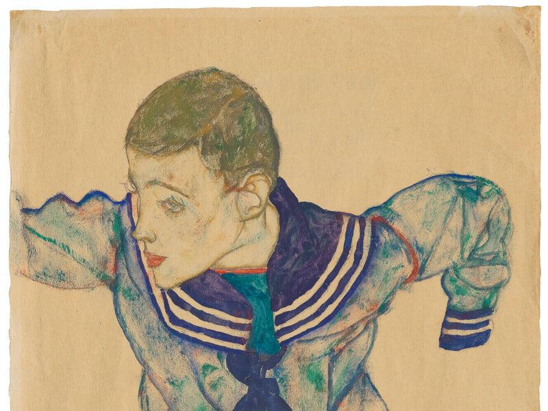 Restituted Egon Schiele Drawing to Be Auctioned at Christie's London