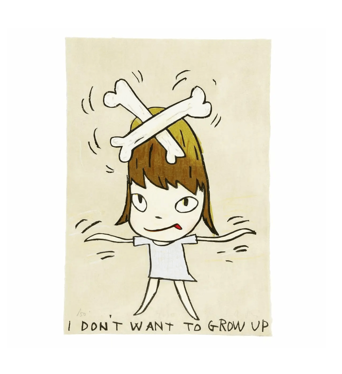 Yoshitomo Nara-I Don't Want To Grow Up