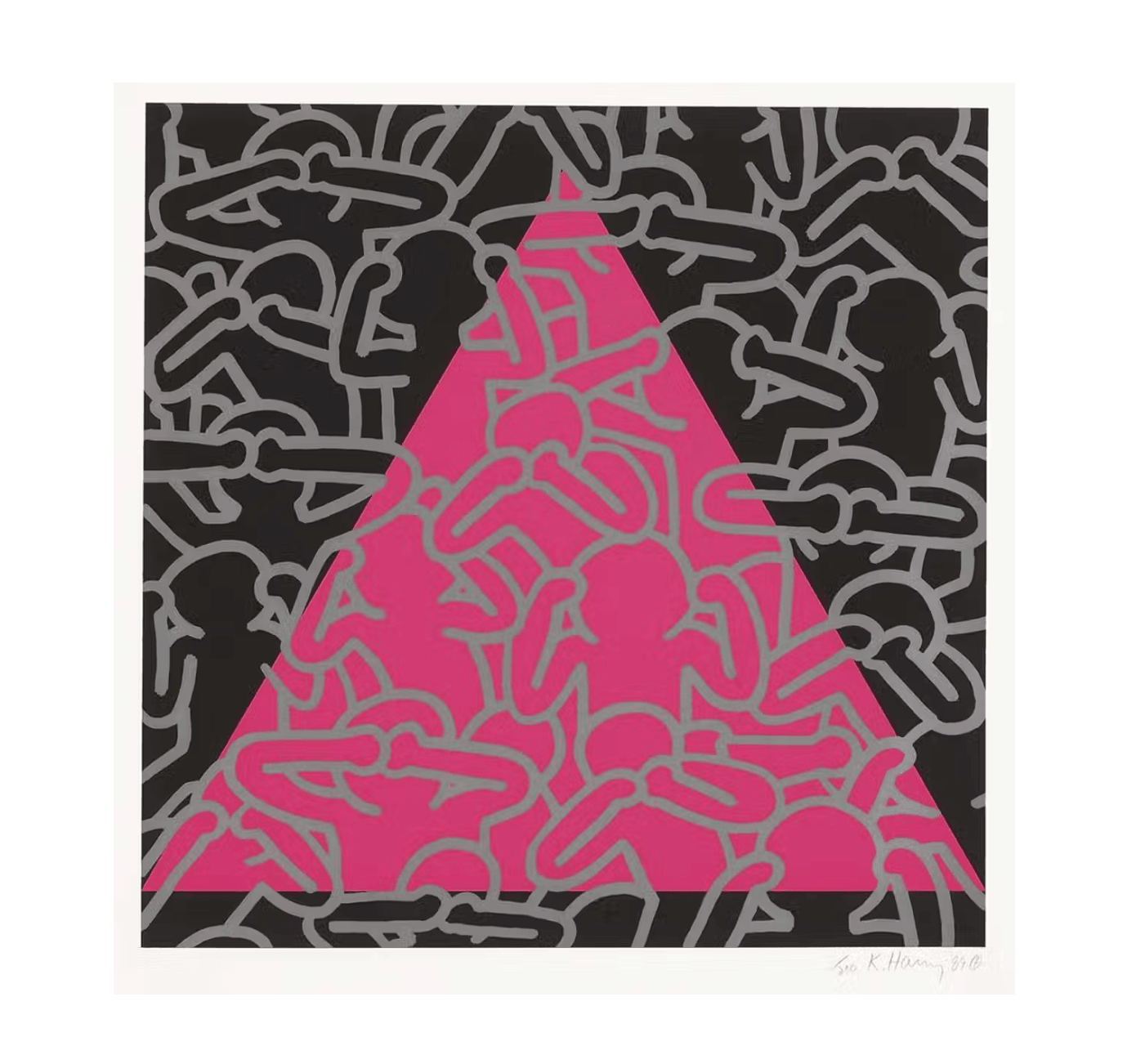 Keith Haring - Silence Equals Death