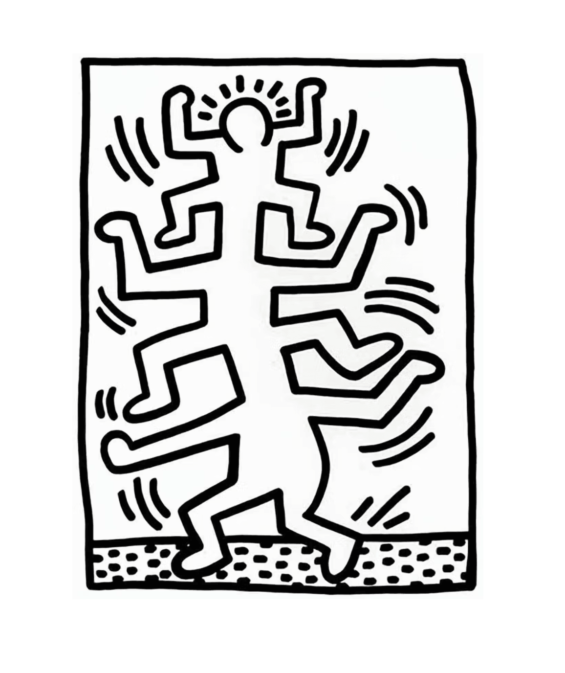 Keith Haring - Growing 1 (First State)