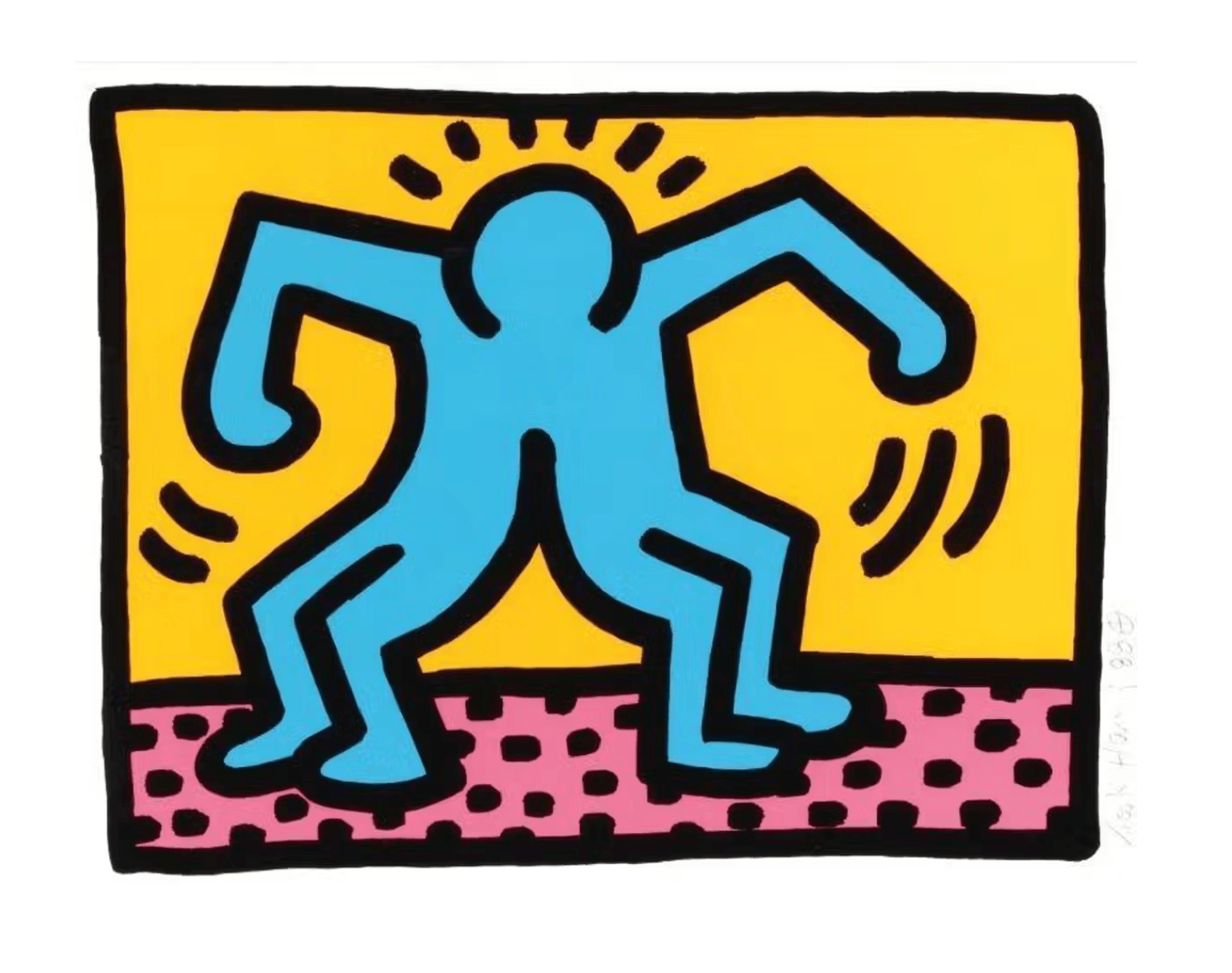 Keith Haring - Pop Shop II, Plate I