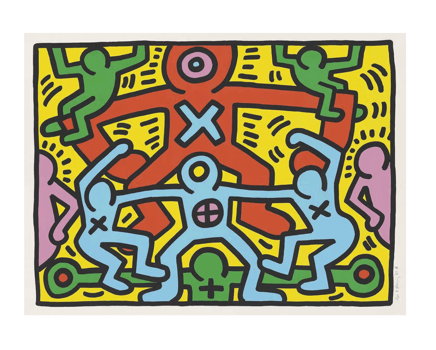 Keith Haring-Untitled 1985