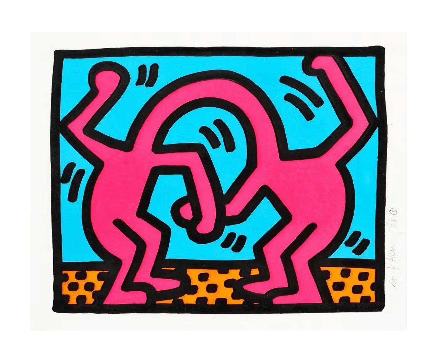 Keith Haring - Pop Shop II, Plate IV