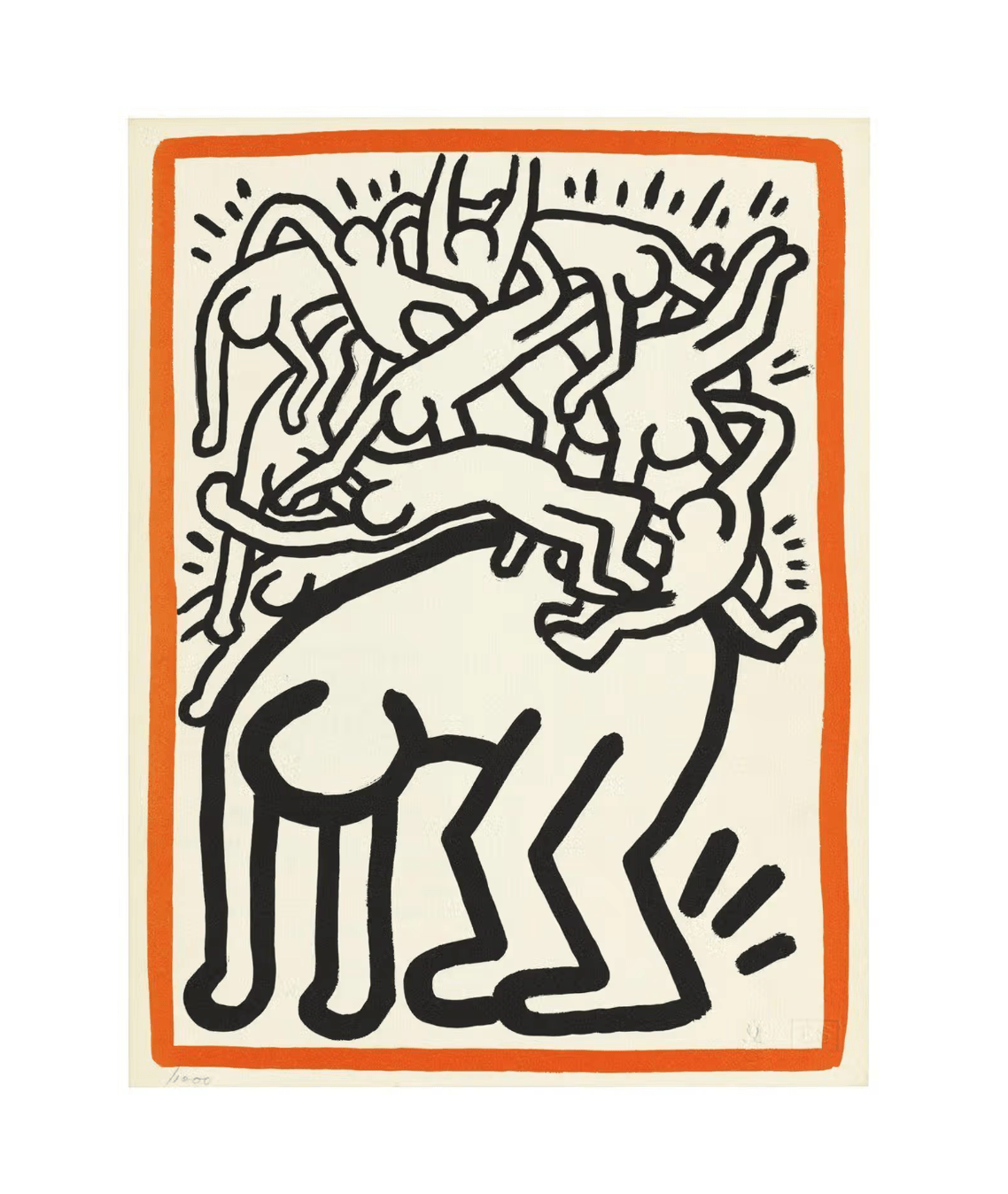 Keith Haring - Fight Aids Worldwide