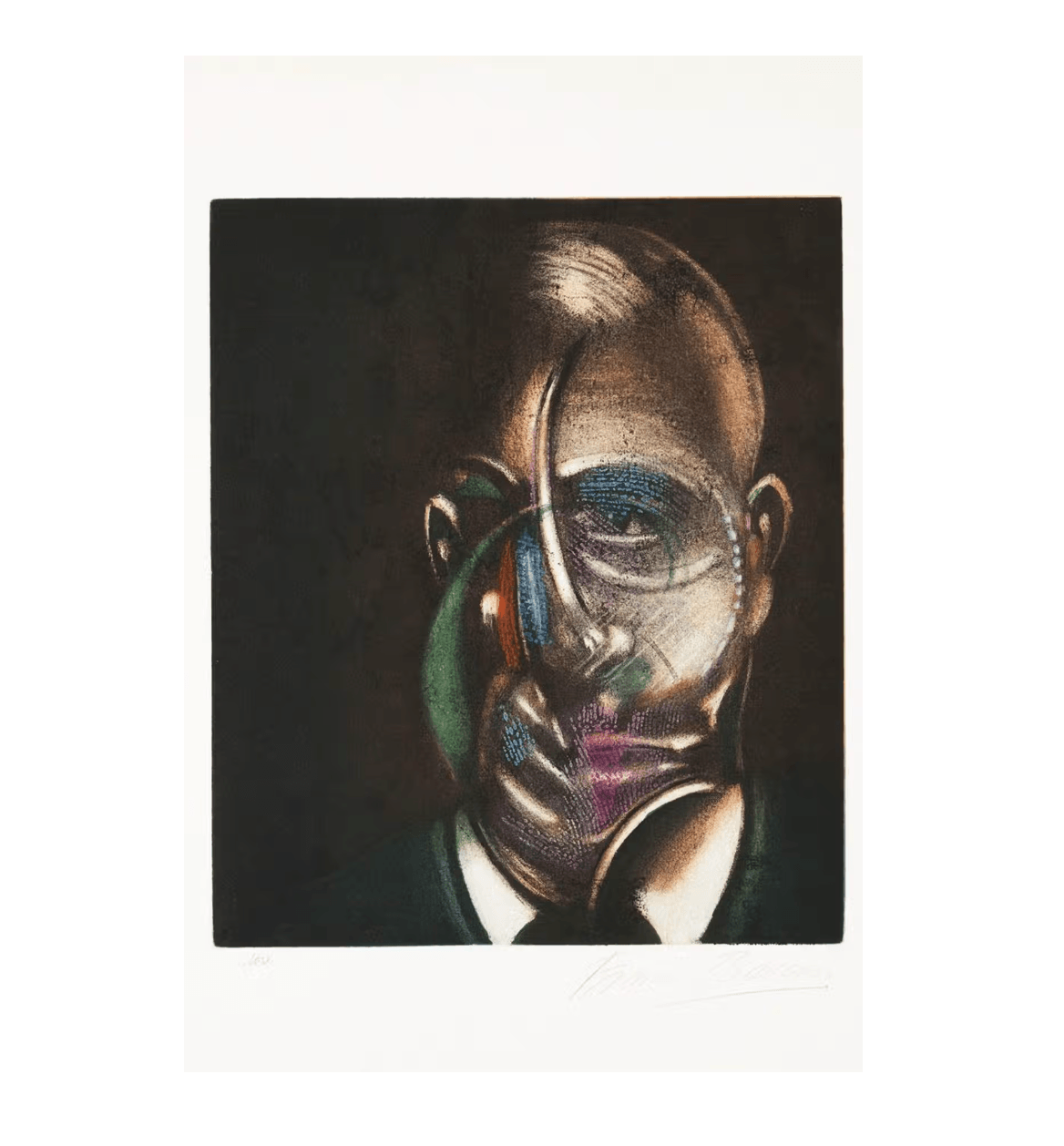 Francis Bacon - Portrait Of Michel Leiris (S. 2)