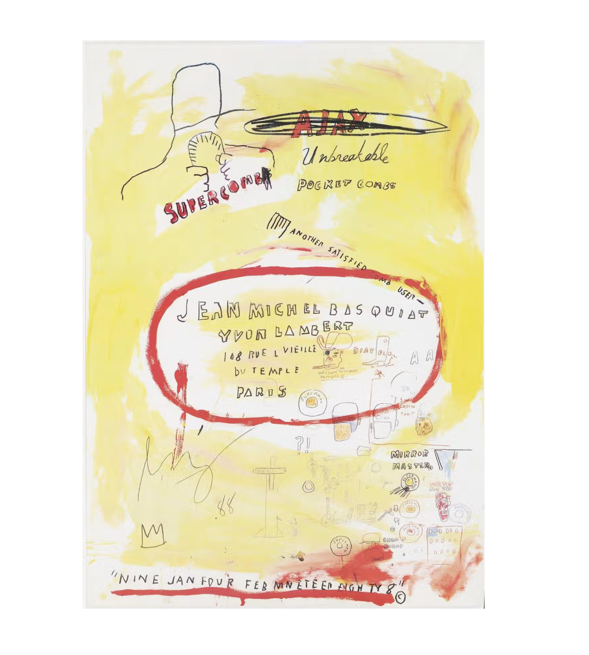 Jean-Michel Basquiat - Supercomb