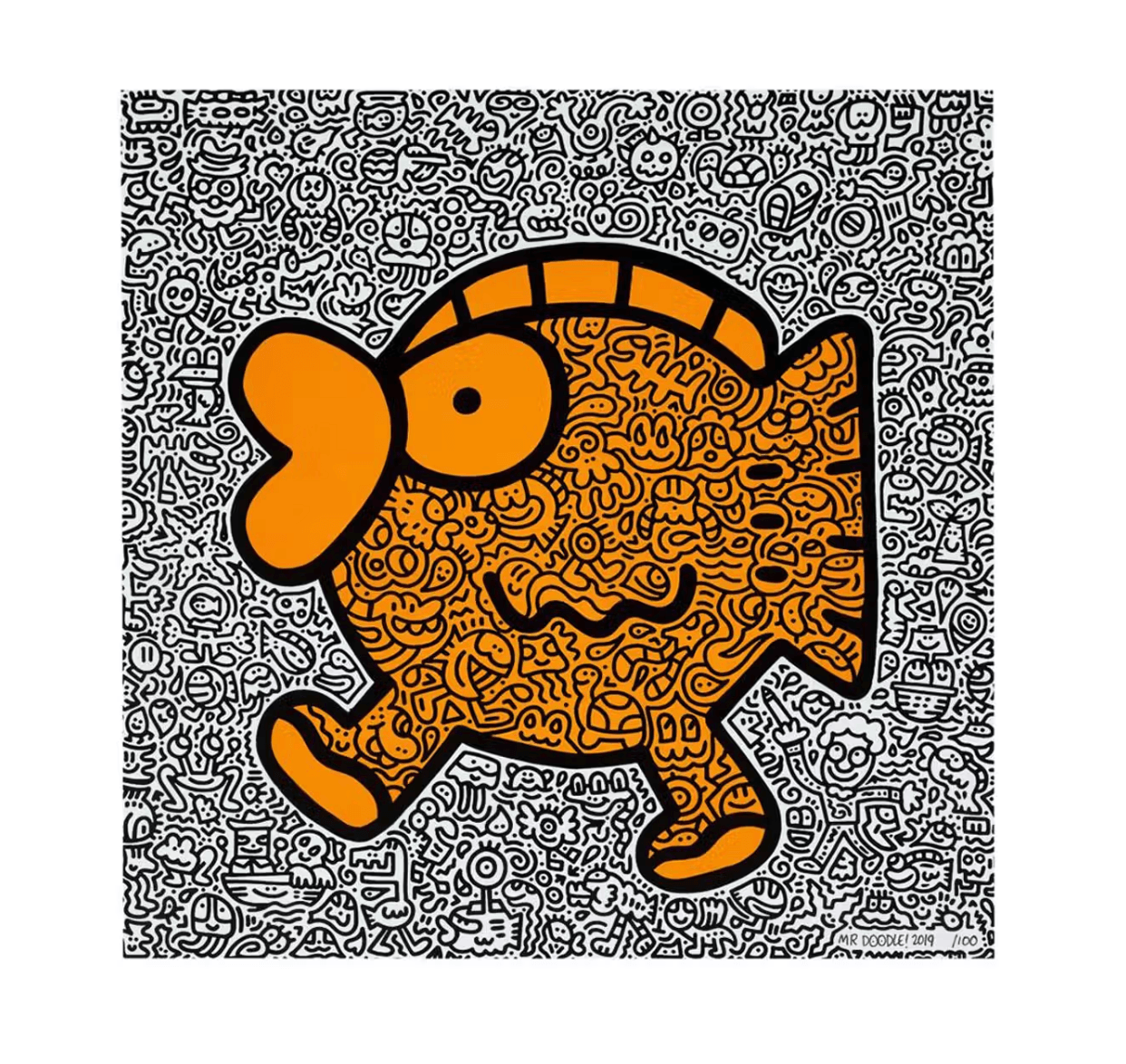 Mr Doodle - Orange Fish