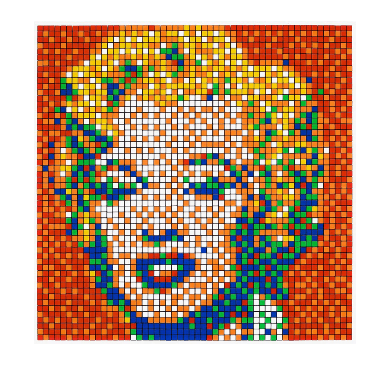 Invader-Rubik Red Shot Marilyn NVDR1-4