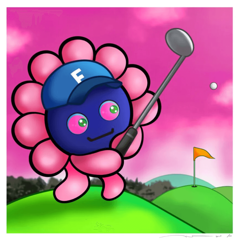 Takashi Murakami - Murakami Flower #7939 Golf, 2024