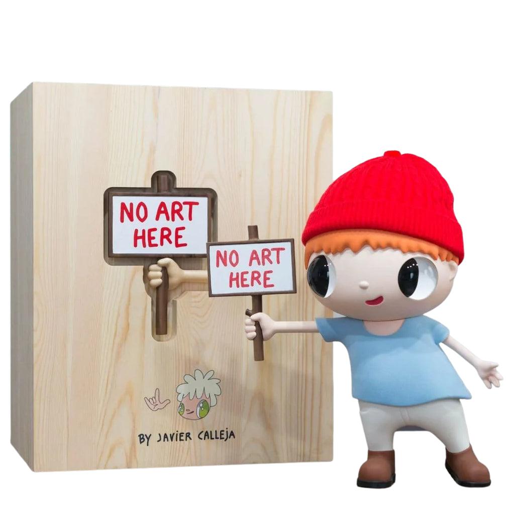 Javier Calleja-No Art Here Wood Figure