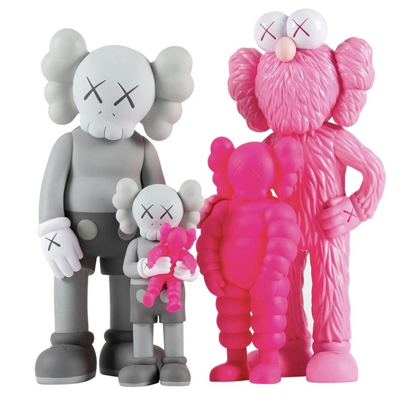 KAWS-KAWS Family Vinyl Figures Pink