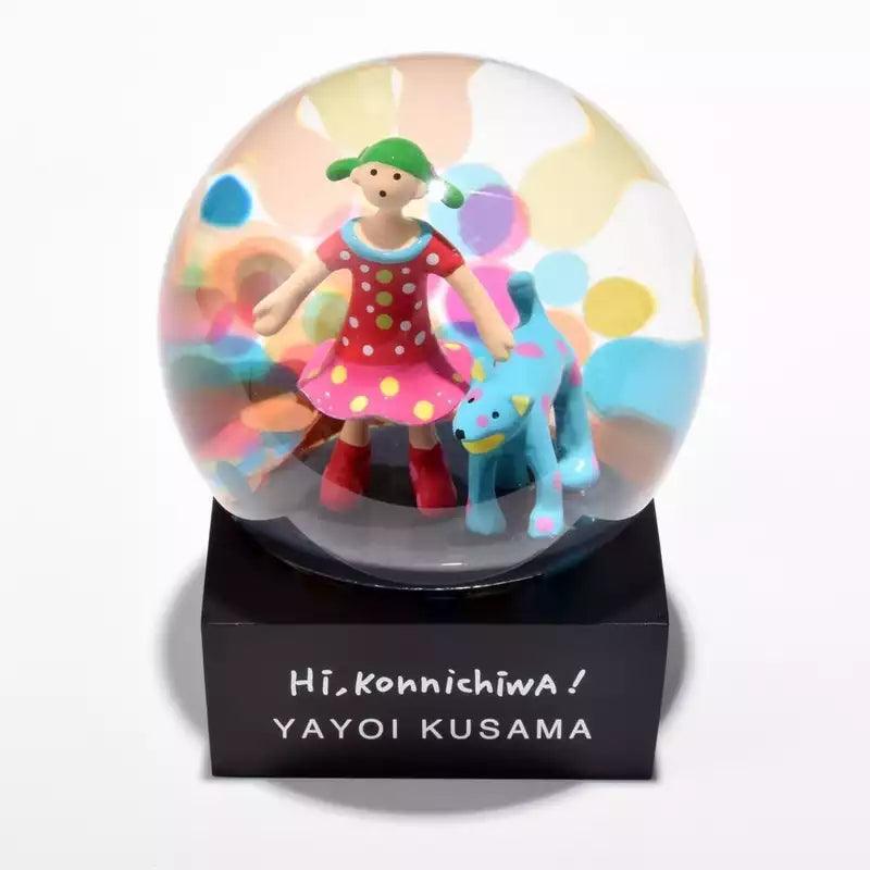 Yayoi Kusama-Snow Globe (Hi, Konnichiwa!), 2019