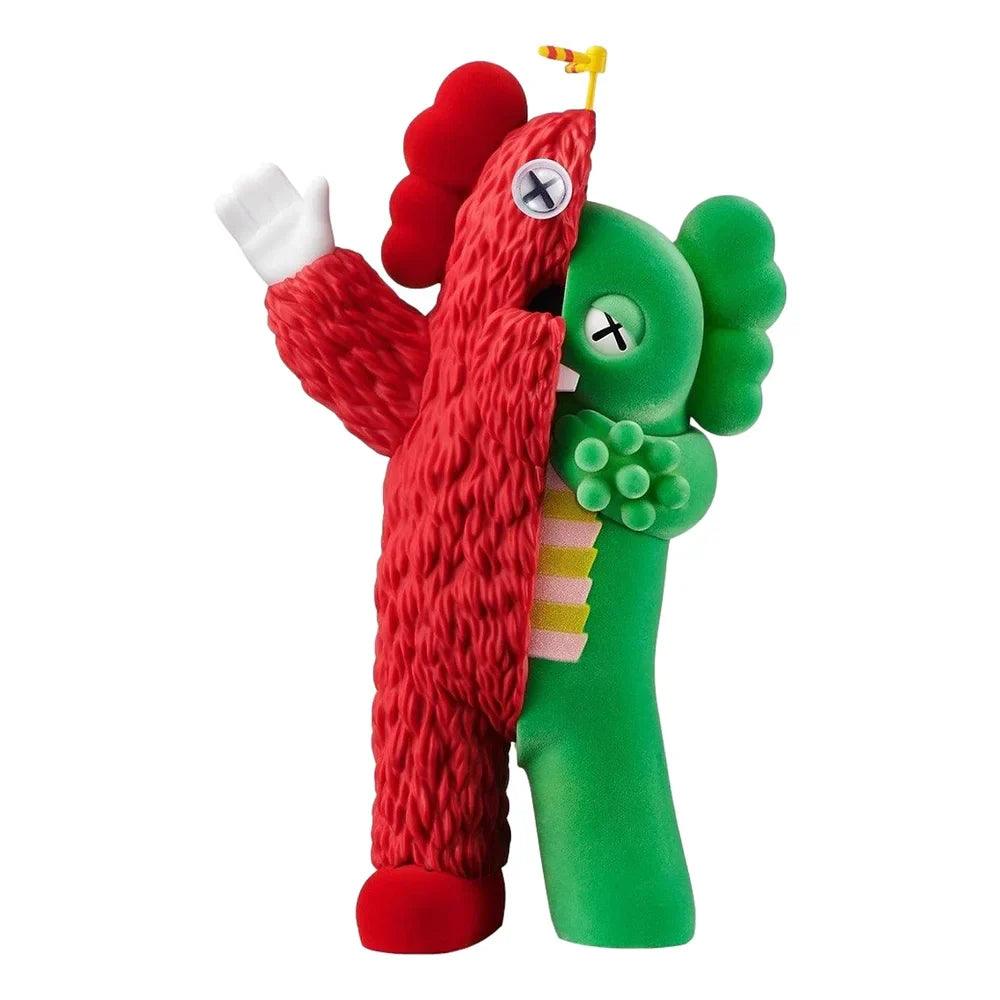 KAWS-Kachamukku Vinyl Figure Red/Green