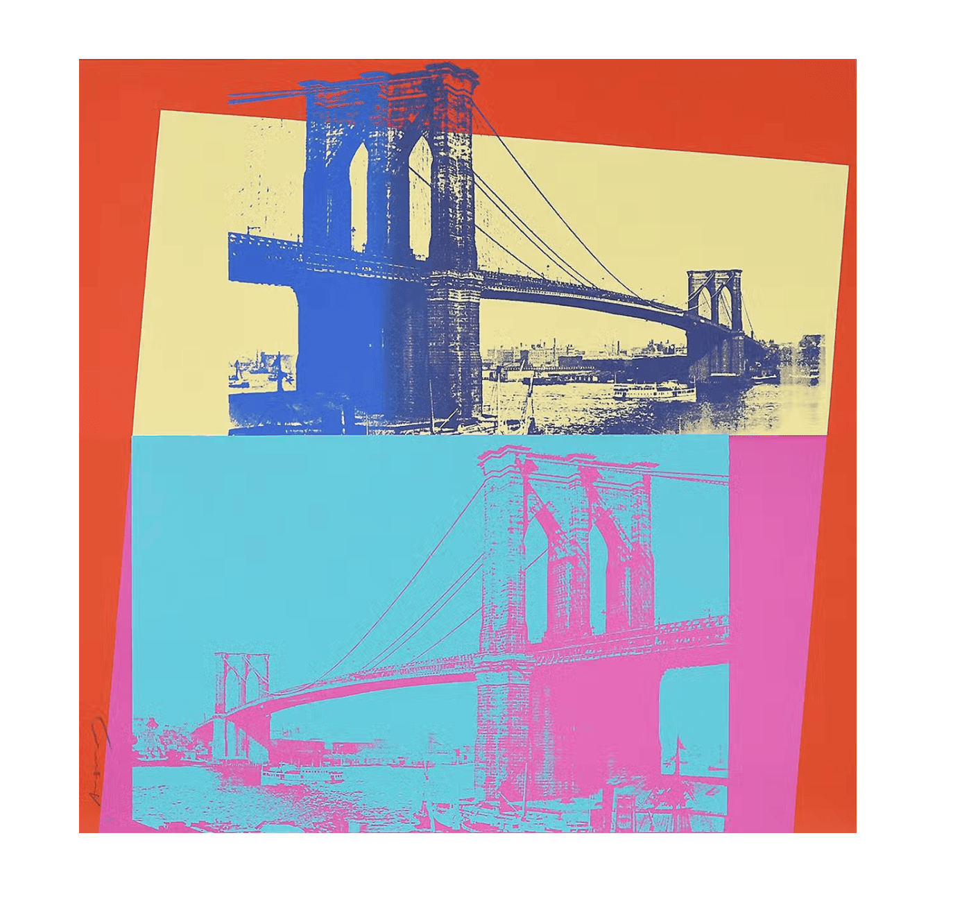 Andy Warhol | Brooklyn Bridge (F. & S. II.290)