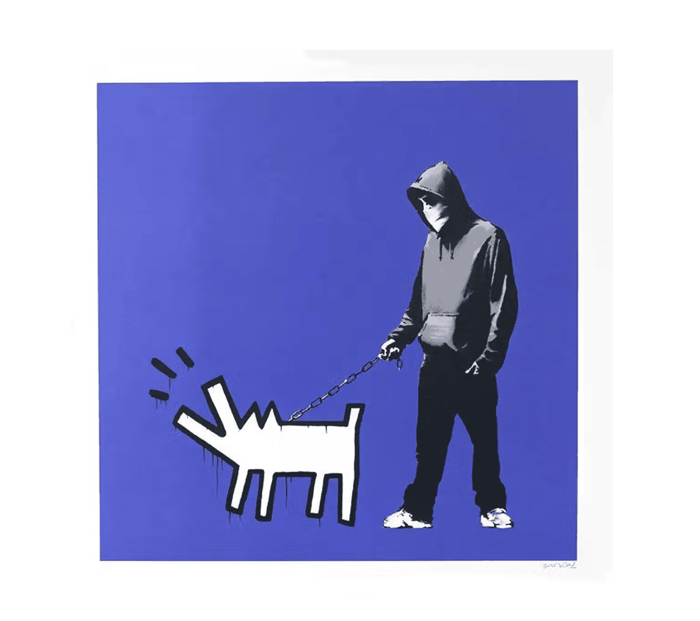 Banksy | Choose Your Weapon (dark blue)