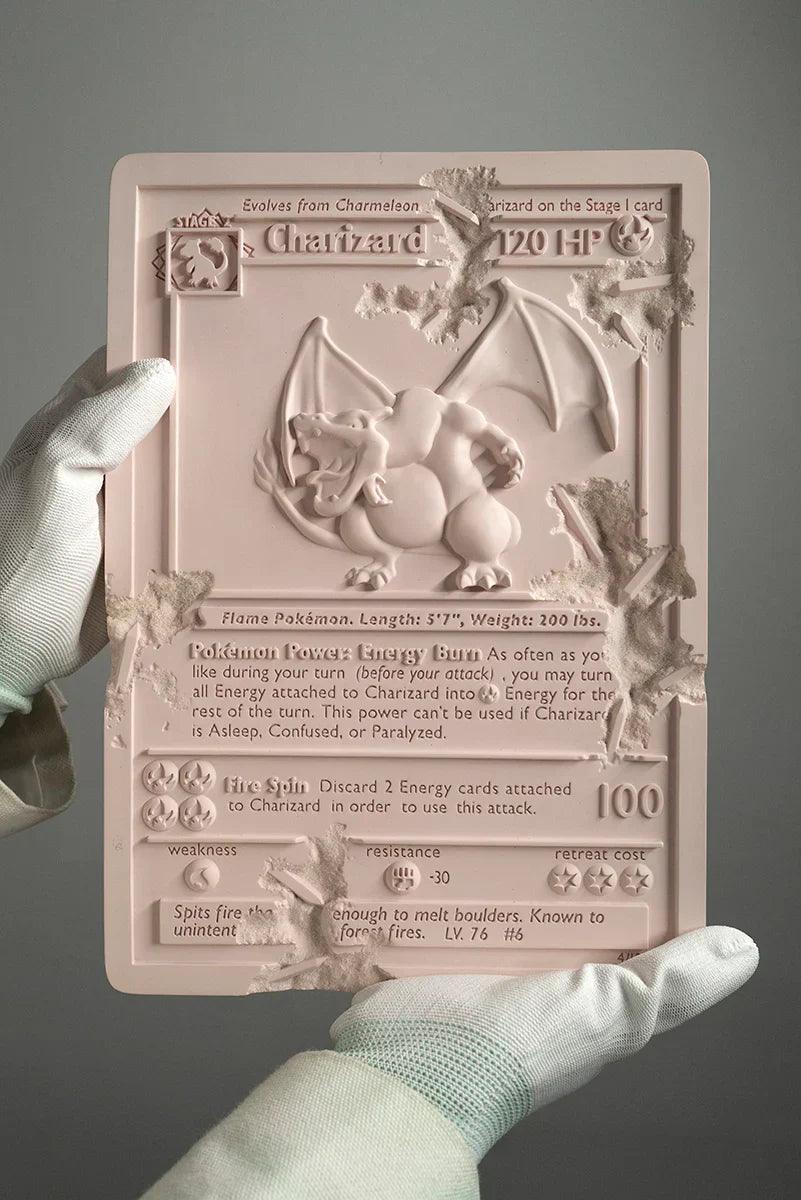 Daniel Arsham | Pink Crystalized Charizard Card