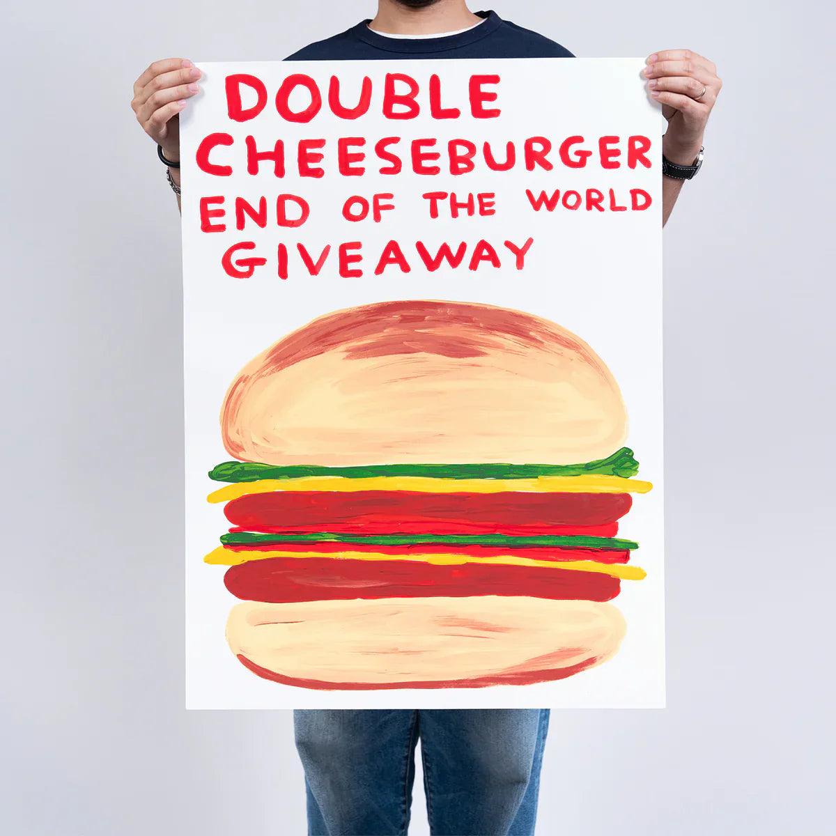 David Shrigley - Double Cheeseburger End of the World Giveaway,2020-3