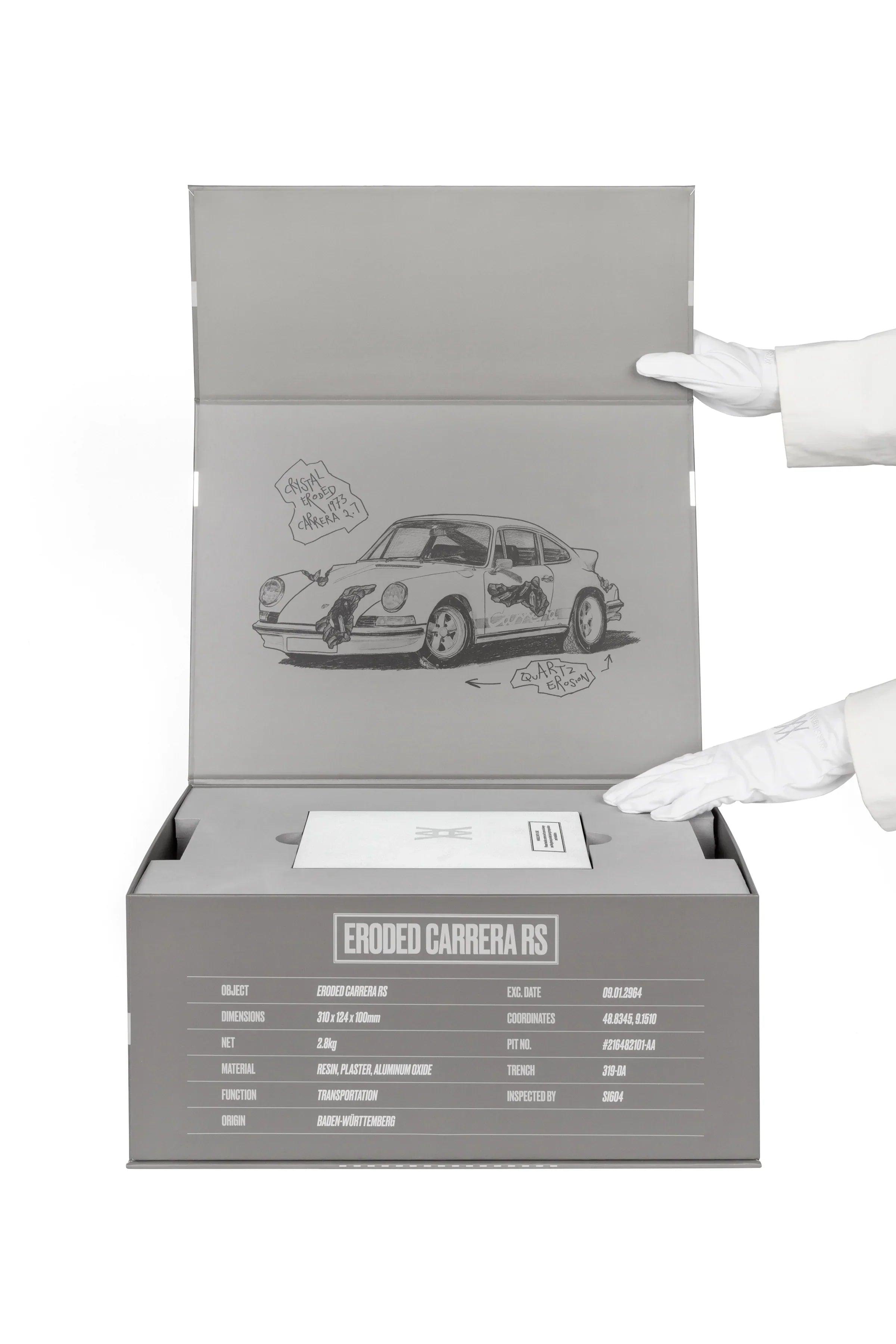 Daniel Arsham | Eroded Porsche Carrera RS Figure