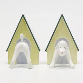 Yoshitomo Nara-Puppy Bookends, 2002