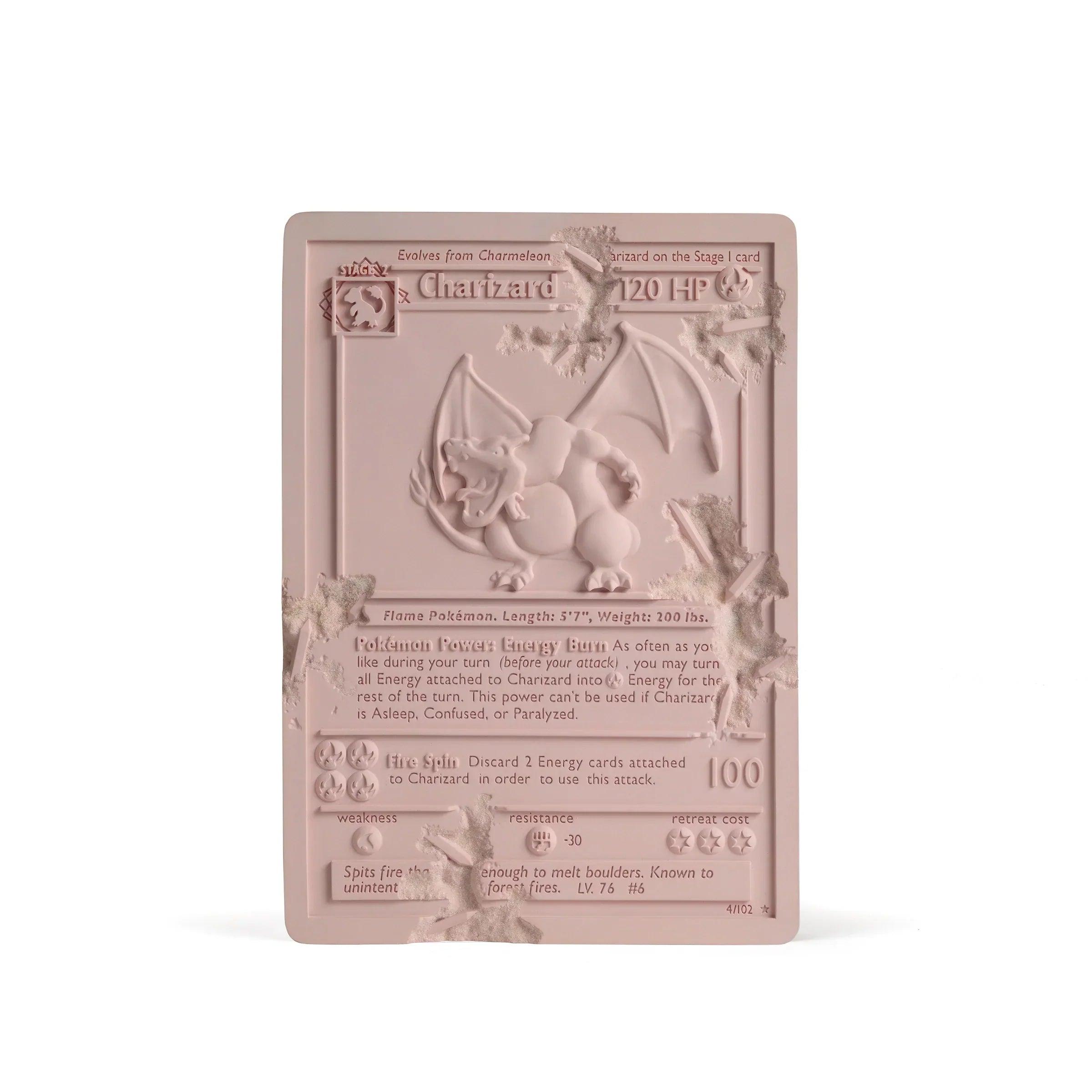 Daniel Arsham | Pink Crystalized Charizard Card