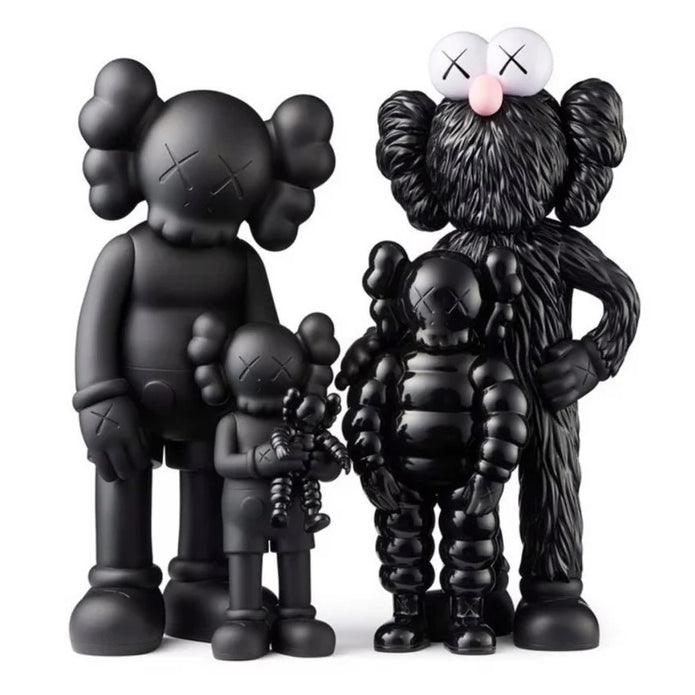 KAWS-Family Vinyl Figures Black-1