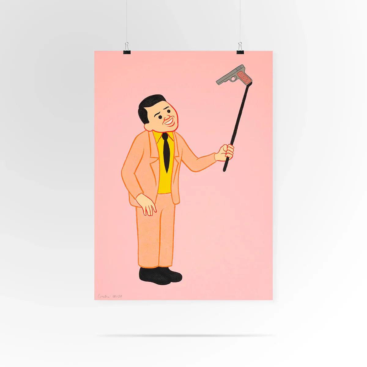 JOAN CORNELLÀ-Selfie Gun Silkscreen Prints Set3