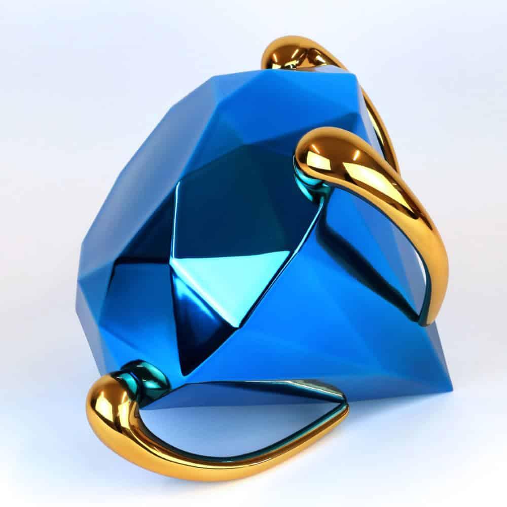 Jeff Koons | Diamond (Blue), 2023