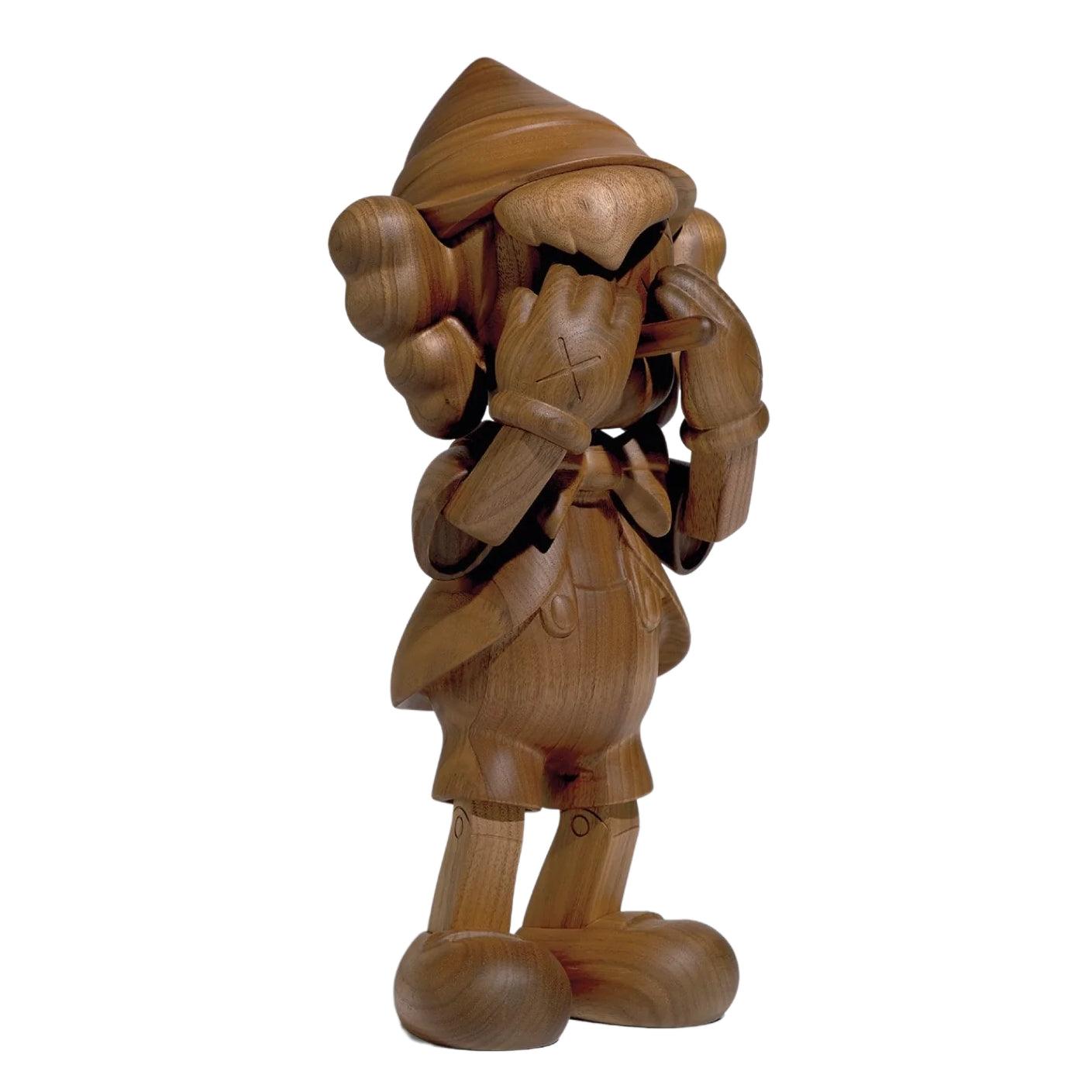 KAWS-Pinocchio wood, 2017-2