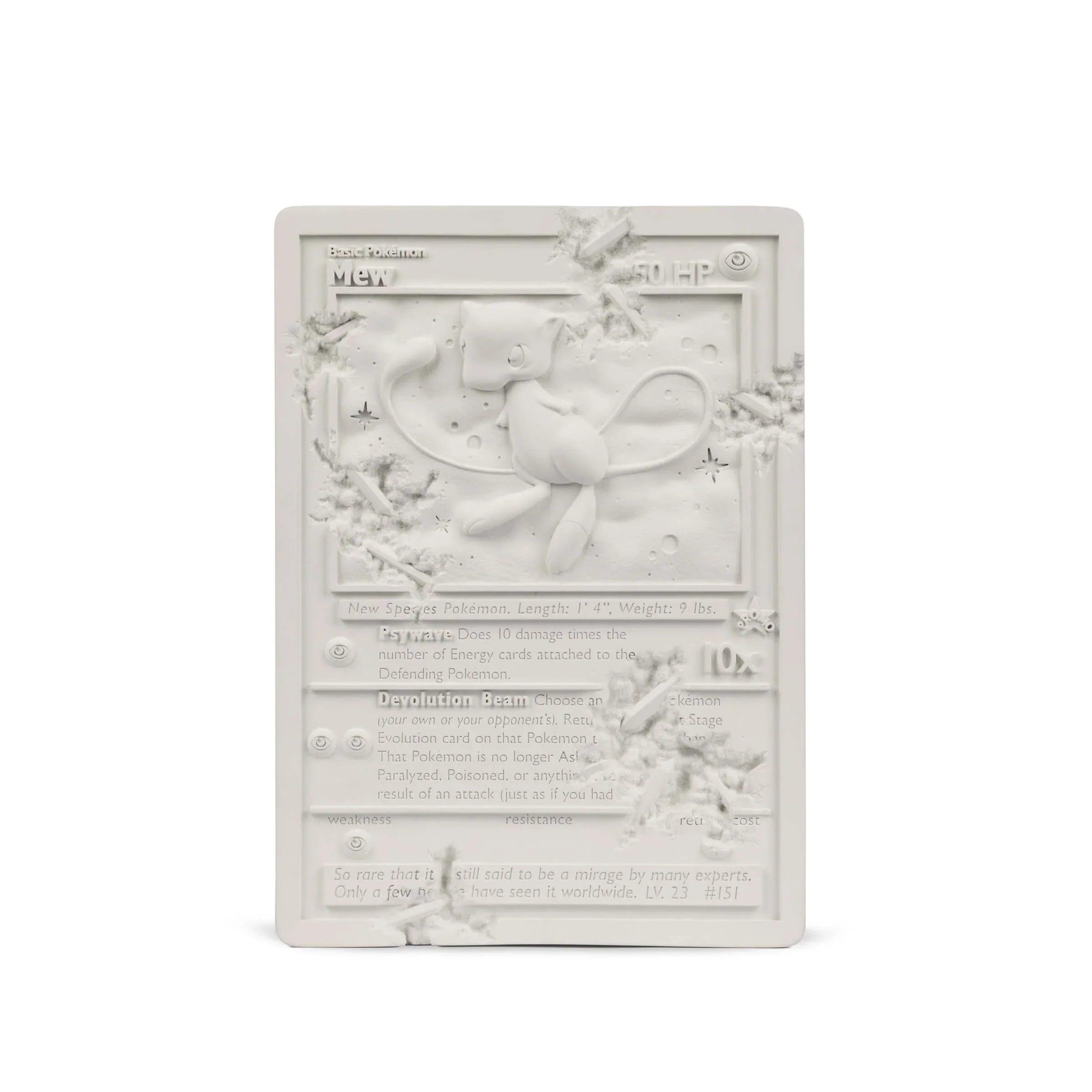 Daniel Arsham | Pokemon Crystalized Mew Card Sculpture