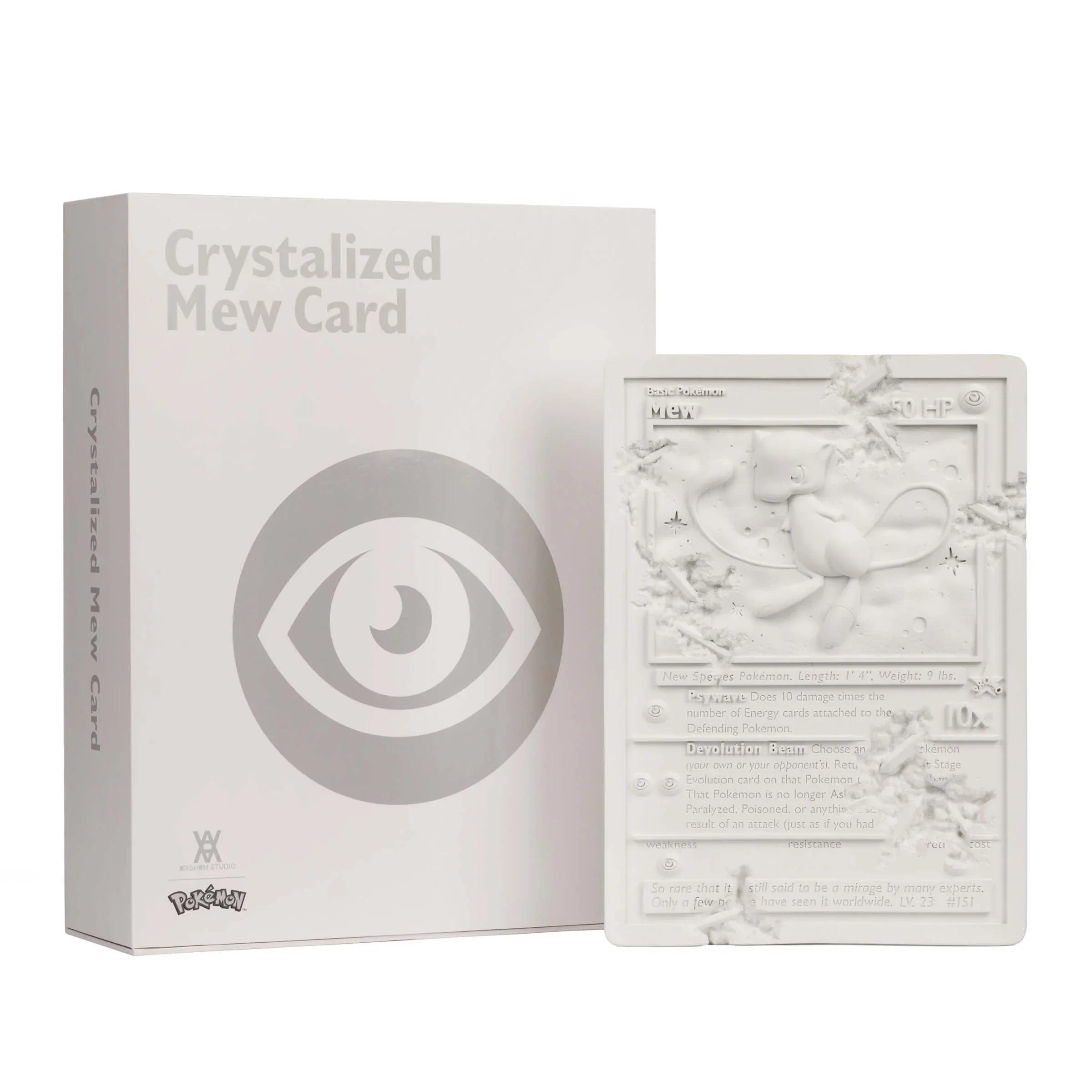 Daniel Arsham | Pokemon Crystalized Mew Card Sculpture