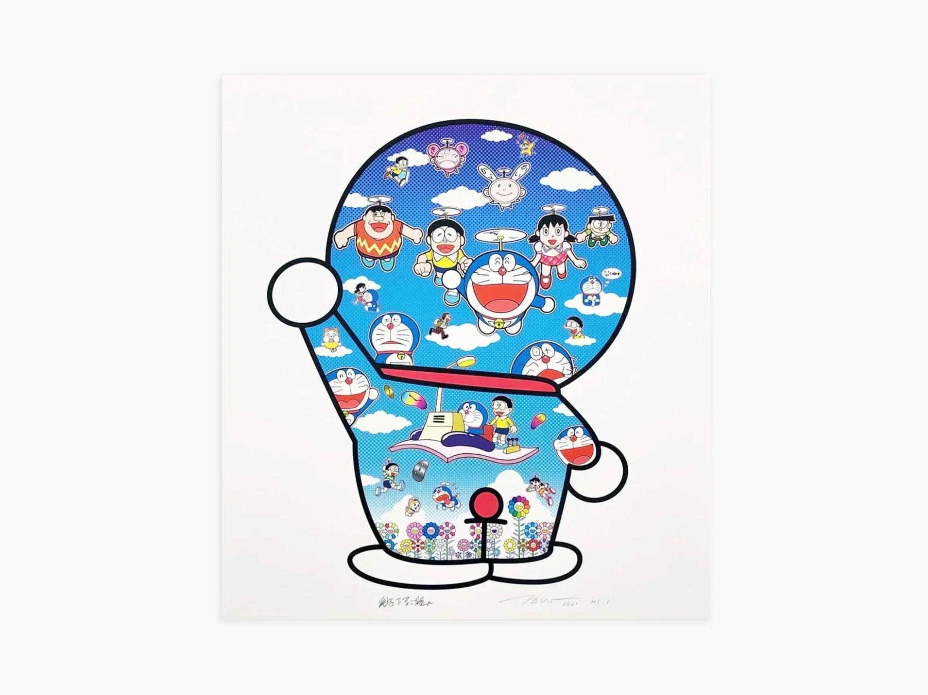 Takashi Murakami - Doraemon and Friends Under the Blue Sky