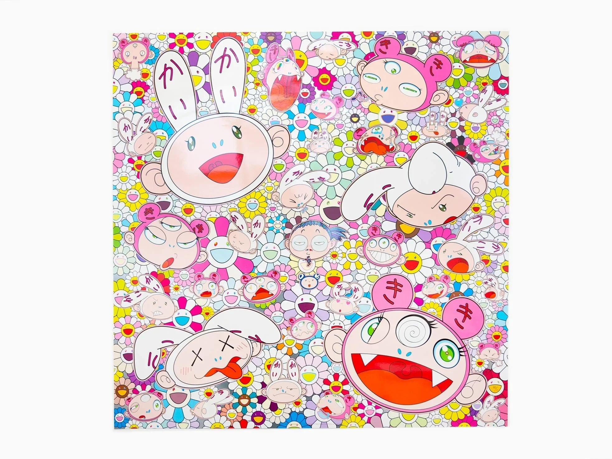 Takashi Murakami-You have all sorts of ups and downs. Right, Kaikai and Kiki?!